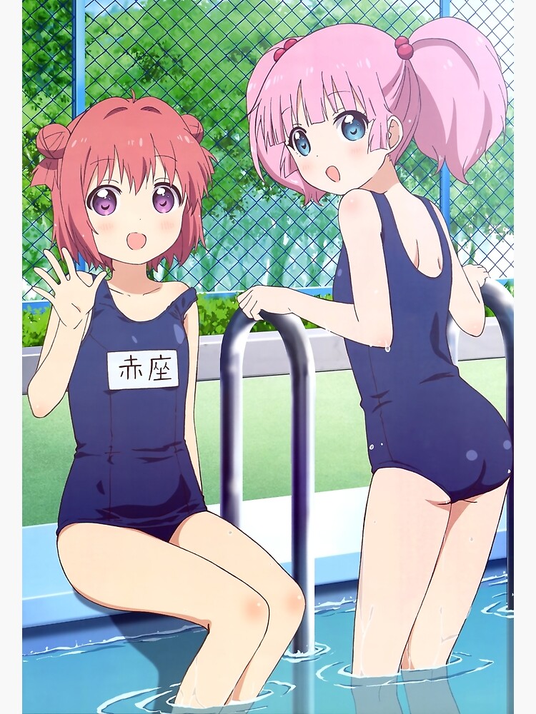 L Mina Fotogr Fica Yuru Yuri Akaza Akari Y Yoshikawa Chinatsu De