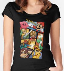 Dairanto Smash Bros Women's Fitted Scoop T-Shirt