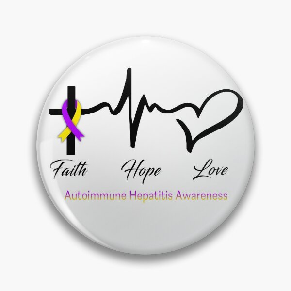 Item preview, Faith Hope Love Autoimmune Hepatitis Awareness designed and sold by frechettee.