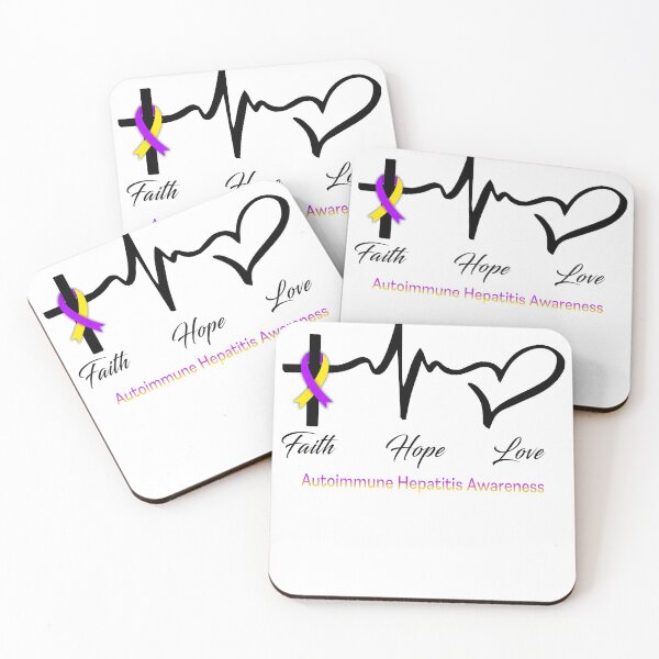 Item preview, Faith Hope Love Autoimmune Hepatitis Awareness designed and sold by frechettee.
