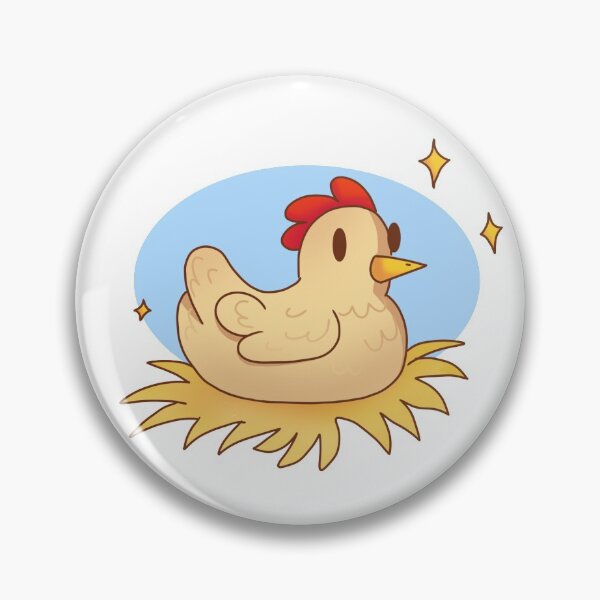 Video game chicken Pin