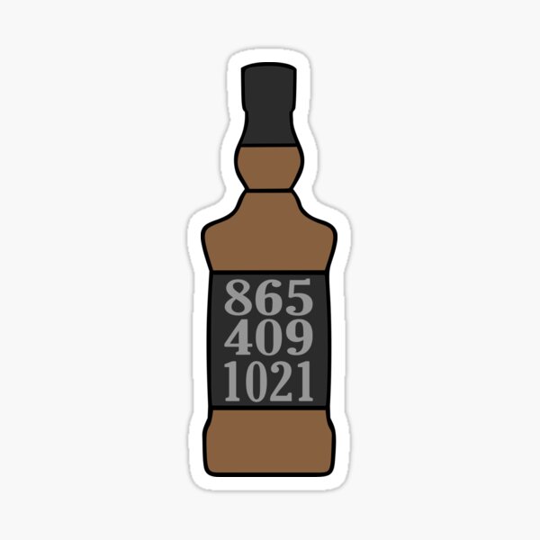 865 bouteilles Sticker