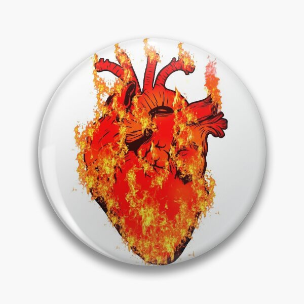 Item preview, A heart on fire. designed and sold by MXanwar.