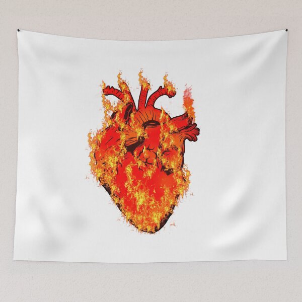 Item preview, A heart on fire. designed and sold by MXanwar.