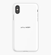 justin iPhone Case/Skin