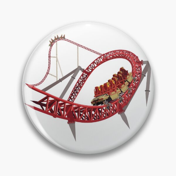 Item preview, Maverick Rollercoaster Design designed and sold by CoasterMerch.