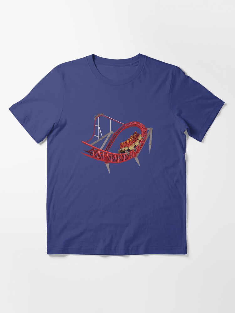 Alternate view of Maverick Rollercoaster Design Essential T-Shirt