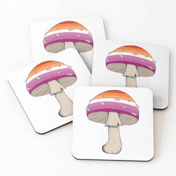 Item preview, Lesbian Mushroomcore Pride Flag designed and sold by MushroomCore.