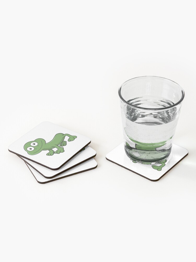 Alternate view of Sausage Frog Coasters (Set of 4)