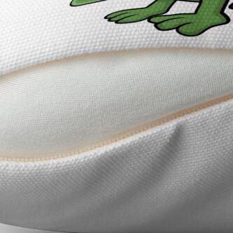 Alternate view of Sausage Frog Throw Pillow
