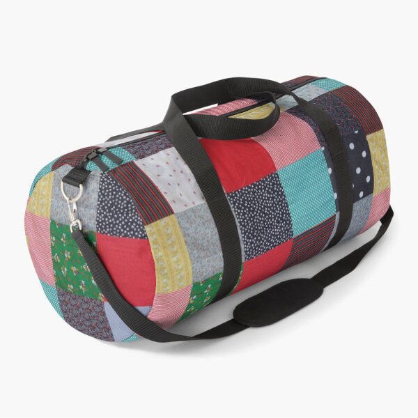Item preview, unique and quirky vintage fabric colorful cottagecore patchwork designed and sold by pollywolly.