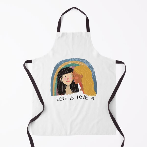 Item preview, Girl Love is Love Lesbian Pride rainbow Love Wins designed and sold by mandhara.