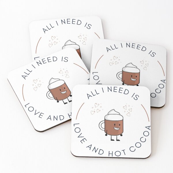 Item preview, All i need is love and hot cocoa T-shirt  designed and sold by GAVILLA SHOP.