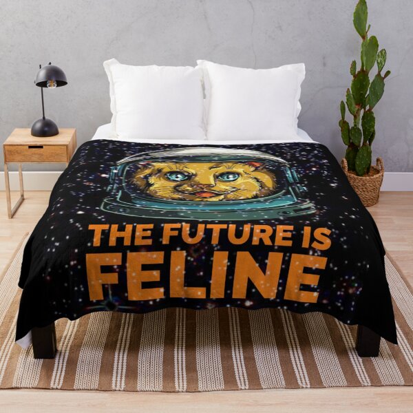 Item preview, The Future Is Feline Cat Lover Astronaut Kitty Sci Fi Space Fanatic designed and sold by Gordon Nelson.
