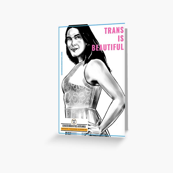 Trans is Beautiful Greeting Card