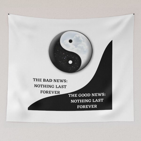 Item preview, Yin Yang quote designed and sold by Aura __Print.