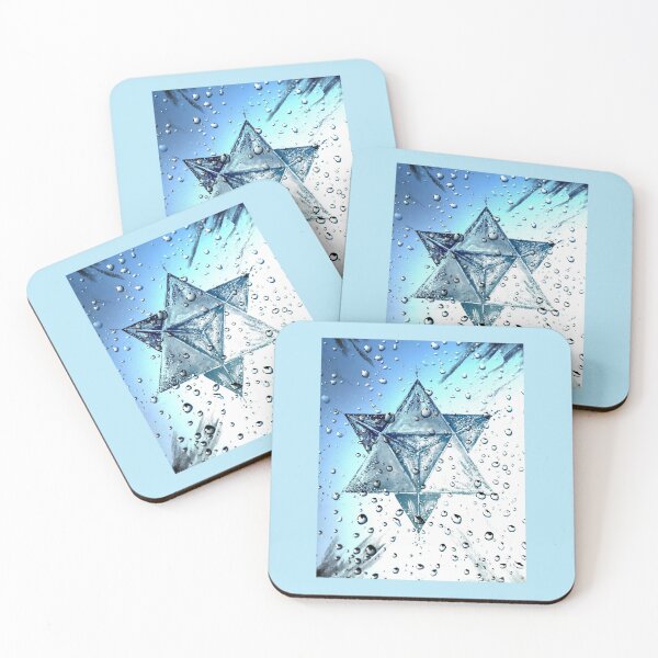 Item preview, Pale Blue Merkaba designed and sold by ItaStephenson.