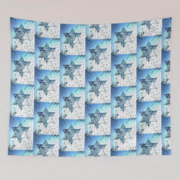 Item preview, Pale Blue Merkaba designed and sold by ItaStephenson.