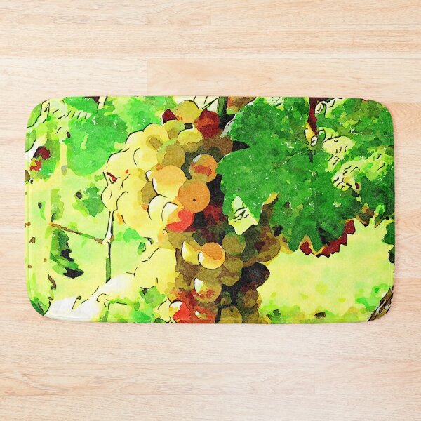 Item preview, Hortus Conclusus: bunch of white grapes among the leaves designed and sold by Giuseppe Cocco.