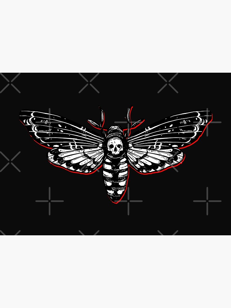 Impression photo « Papillon de tête de mort Le silence des agneaux », par PaleAries Redbubble