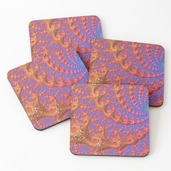 Item preview, Orange and blue abstract twist designed and sold by Manpreet Sokhi.