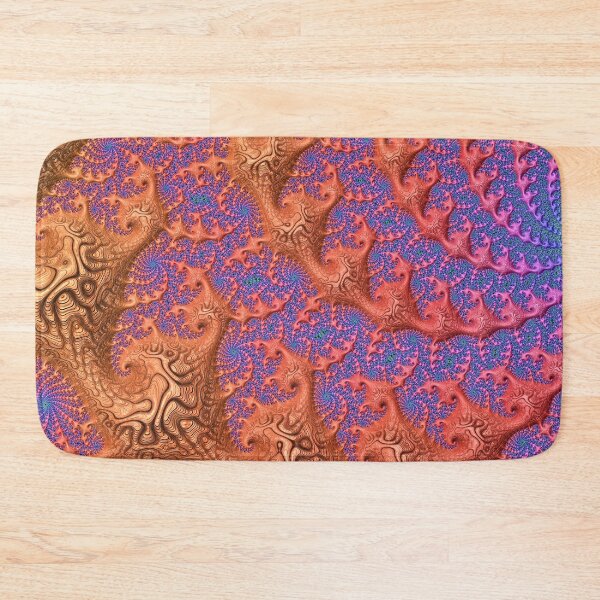 Item preview, Orange and blue abstract twist designed and sold by Manpreet Sokhi.