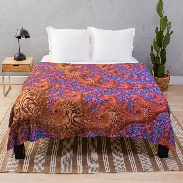 Item preview, Orange and blue abstract twist designed and sold by Manpreet Sokhi.
