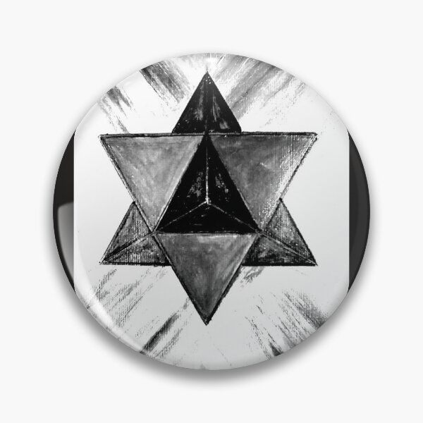 Item preview, Monochrome Merkaba designed and sold by ItaStephenson.