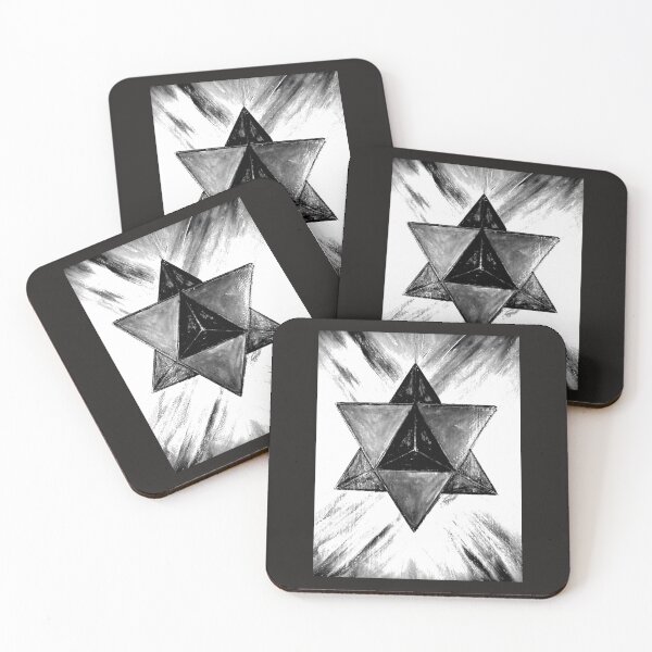 Item preview, Monochrome Merkaba designed and sold by ItaStephenson.