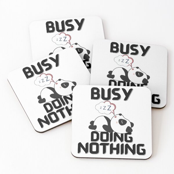 Item preview, Busy Doing Nothing - Panda1 (bt) designed and sold by Amon Ferg.