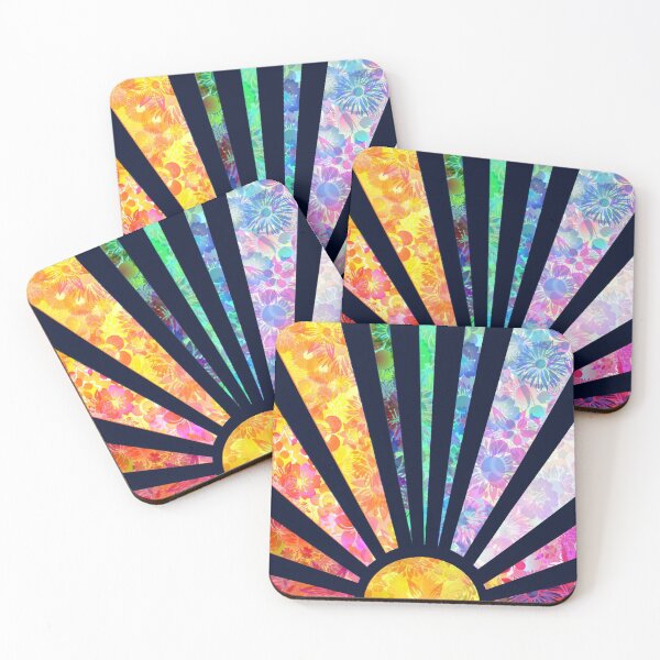 Item preview, Boho Vintage Rainbow Sunshine Glowing Floral designed and sold by Timeforplay.