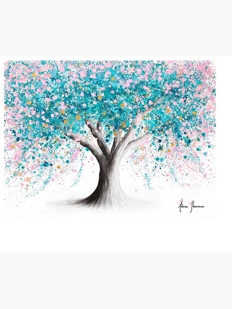 Turquoise Blossom Tree by AshvinHarrison