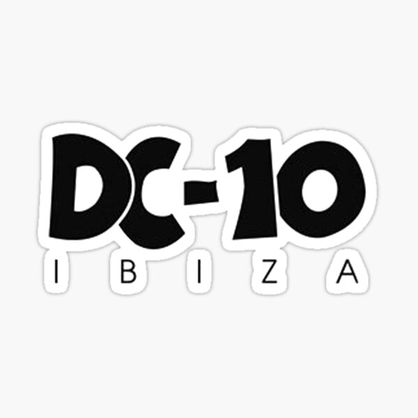 DC-10 Ibiza Pegatina