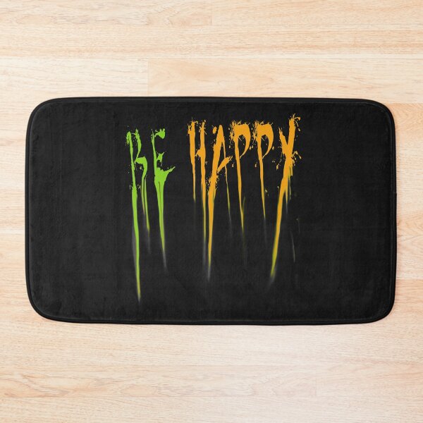 Item preview, Be Happy Text Quote Color Orange Green Spot Mole New Cool  designed and sold by niksy.