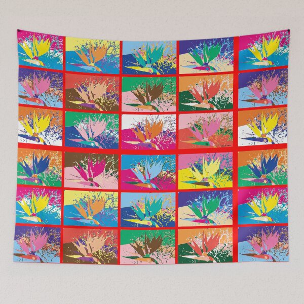 Item preview, Floral collage Strelitzia designed and sold by dELLaS-Ghoust.