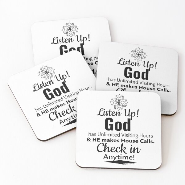 Item preview, Listen Up! God has Unlimited Visiting Hours... designed and sold by HeartCrushes4u.