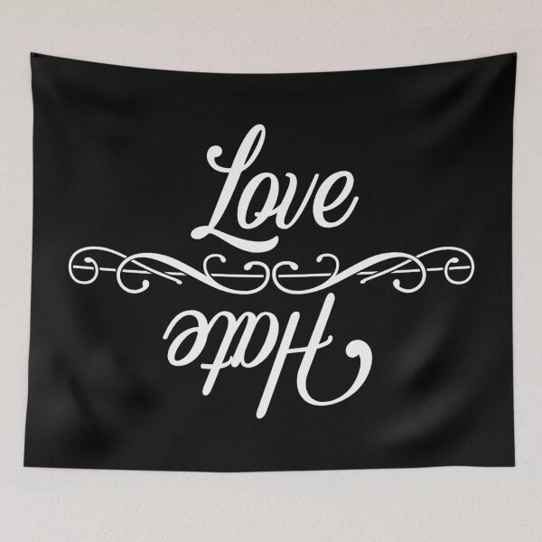 Item preview, Love over Hate designed and sold by ShowMePrints.