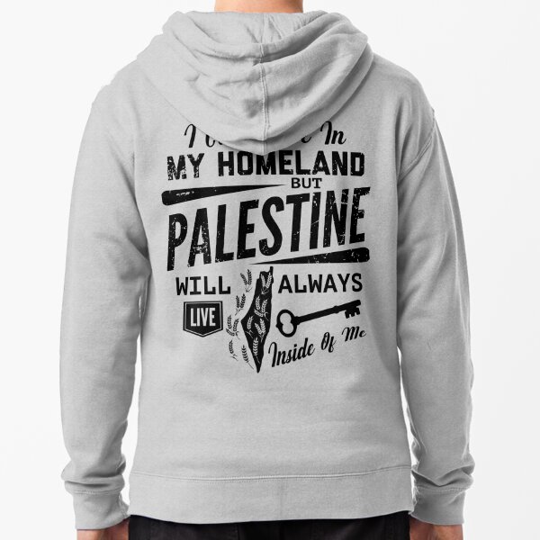 Hoodies for Men Graphic Grey Hoodie Designer Hoodie Palestine