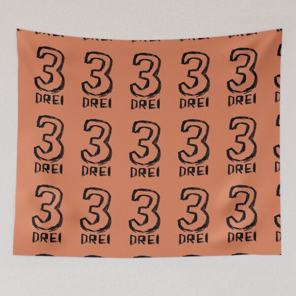 Item preview, Number Three, German Number 3 designed and sold by badlydrawnbabe.