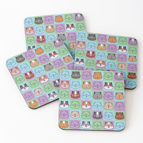 Item preview, Guinea Pig Checkerboard Pattern 1 designed and sold by Pigapalooza.