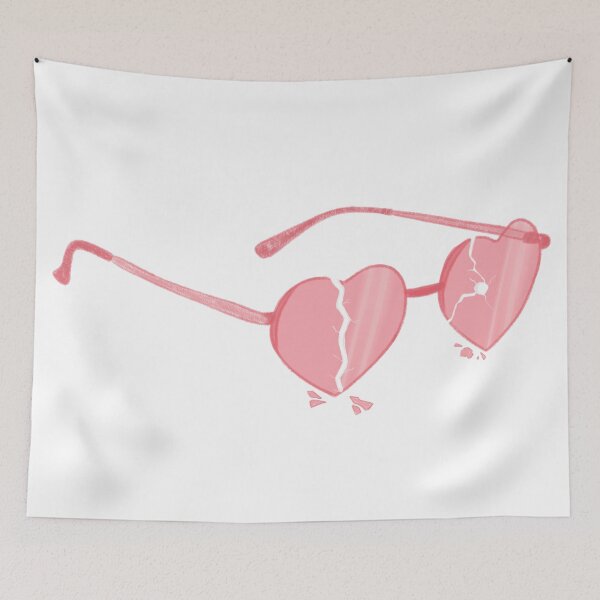 Item preview, Red Heart Sunglasses Shattered Graphic designed and sold by E.K Spencer.
