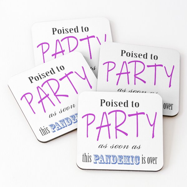 Item preview, Poised To Party As Soon As This Pandemic Is Over designed and sold by Mrspink16.