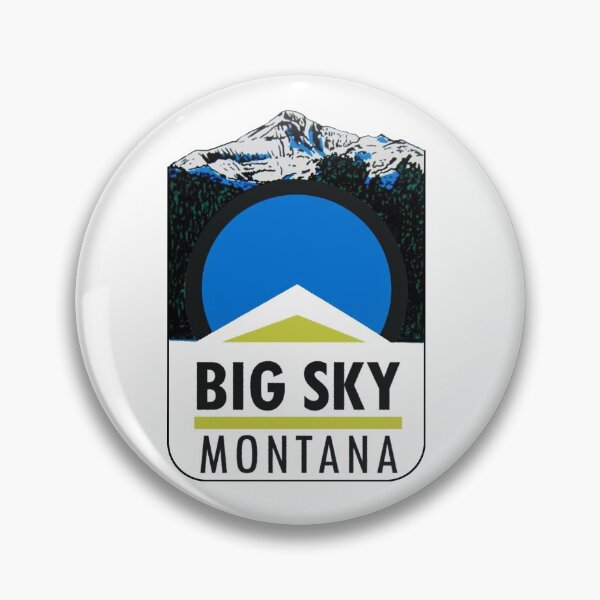 Item preview, Big Sky Montana Vintage Travel Decal designed and sold by hilda74.