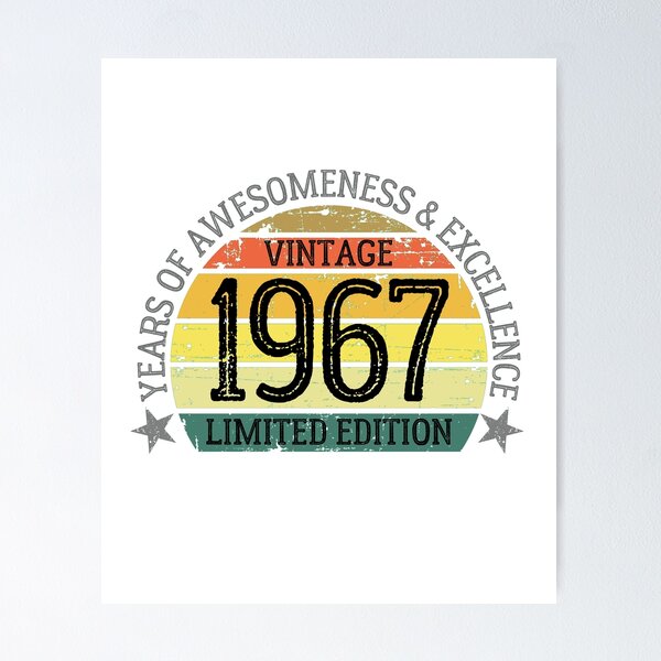 Item preview, 1967 Vintage Retro Sunset Limited Edition designed and sold by Rhu Creations.