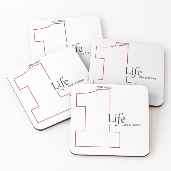 Item preview, You Have one Life Live It Right  designed and sold by UrahGo.