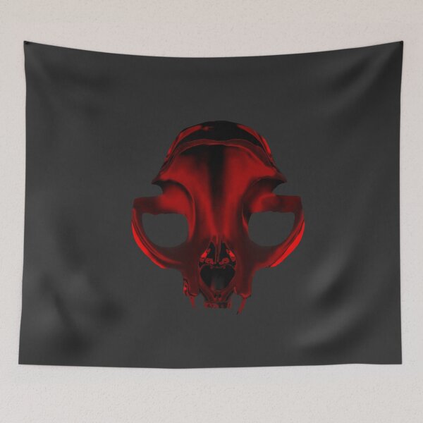 Item preview, Spooky Feline skull  designed and sold by faztheartnoob.