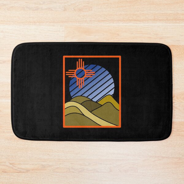 Item preview, Zia Mountains Blue Sunset designed and sold by Rooster Syndicate.