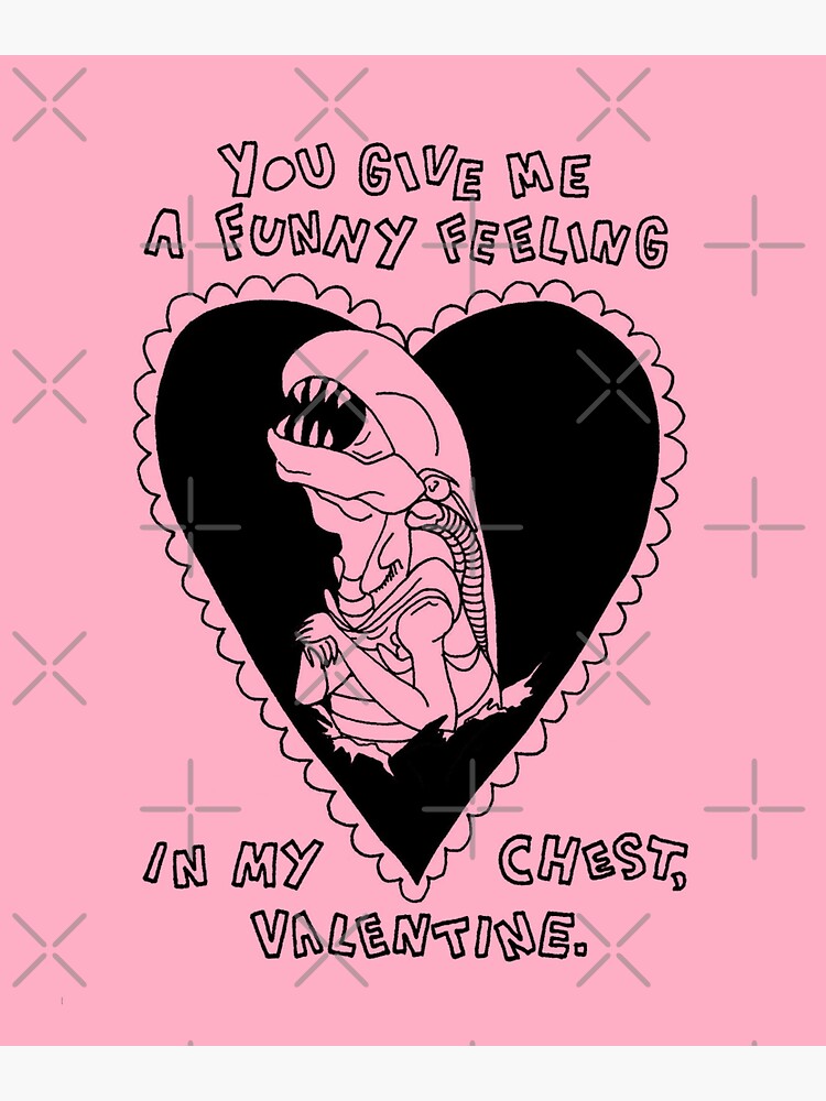 Chestburster valentine by craftordiy