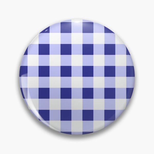 Item preview, Blue and White Buffalo Plaid Pattern designed and sold by ValeriesGallery.