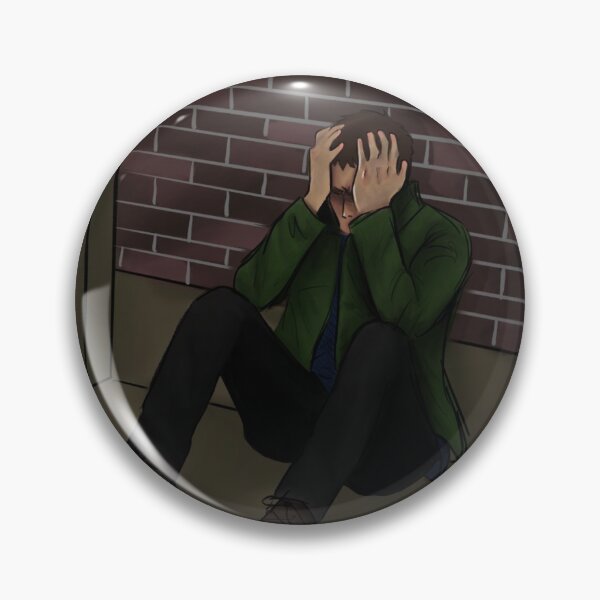 Item preview, Pegatina o pin de Despair Dean designed and sold by Jordyns-store.